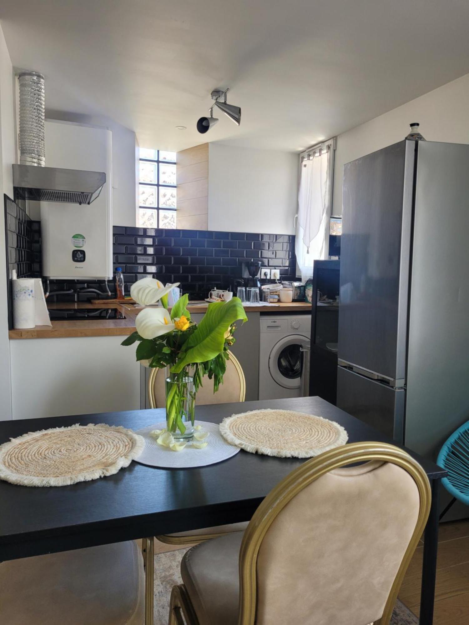 Appartement Entre enghien et paris à Groslay Chambre photo